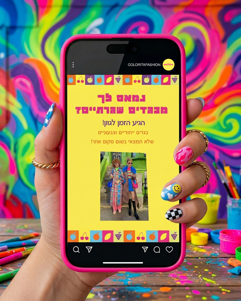 מוקאפ סושיאל 2 של COLORITA