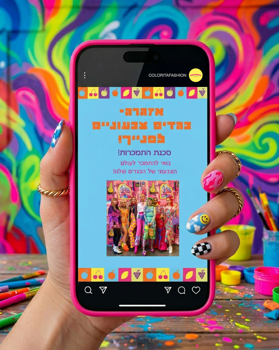 מוקאפ סושיאל 3 של COLORITA