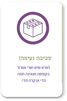 הנחיית סביבת עטלף נעימה