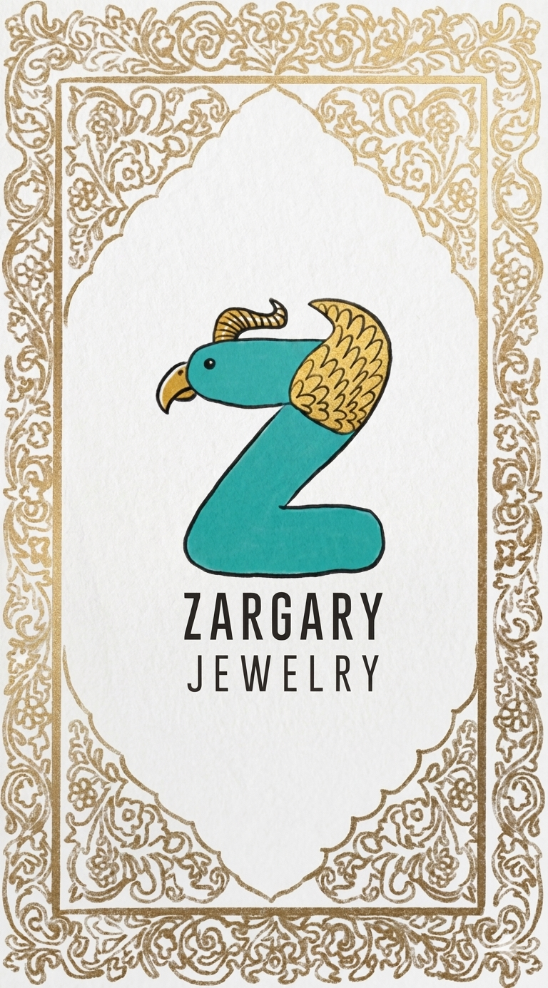 כרטיס ביקור Zargary Jewelry מאחורה